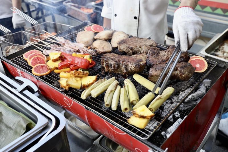 暑假限定戶外綠地BBQ  圖片來源：南方莊園