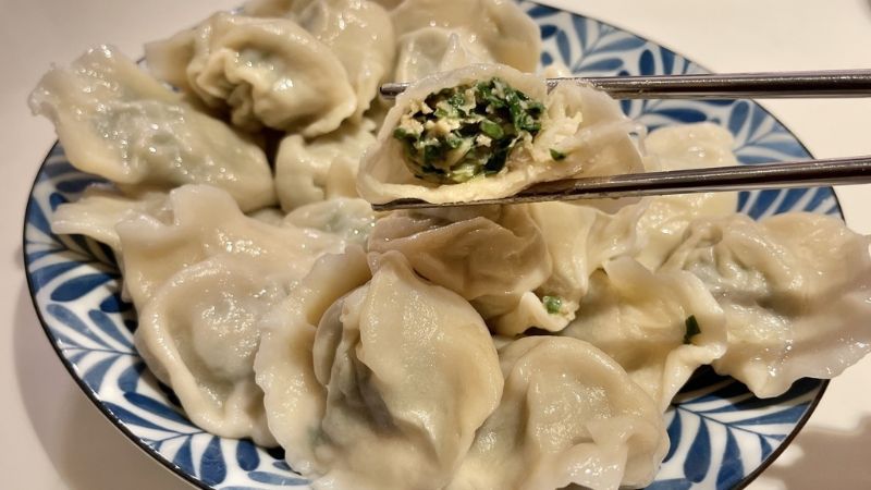 阿亮餃子館 韭菜水餃  圖片來源：李大人吃遊記